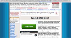 Desktop Screenshot of 2014calendario.com
